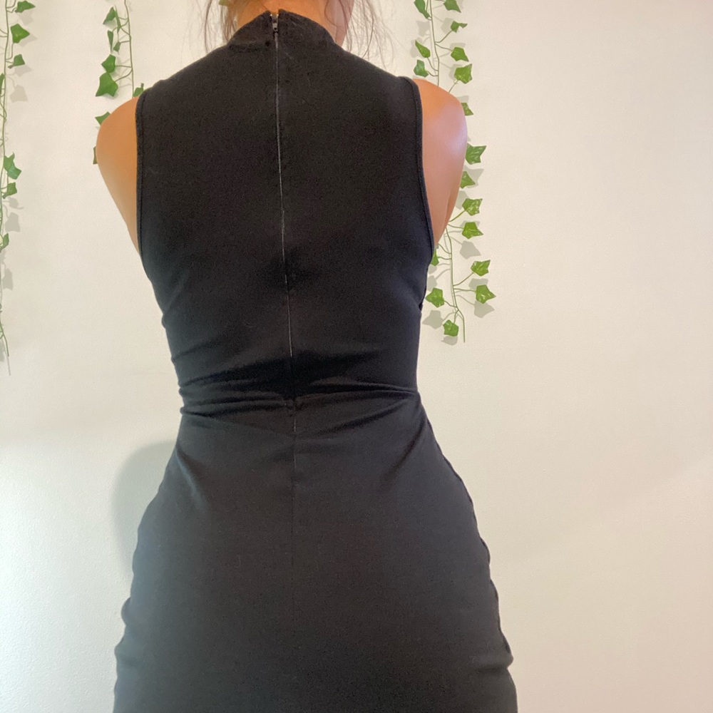 Front Slit Mini Dress - Picture 3 of 7